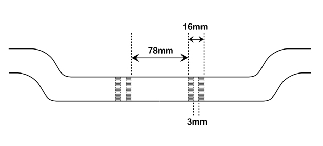 ヴィンテージハンドルバー クロモリ（クローム） LOW
